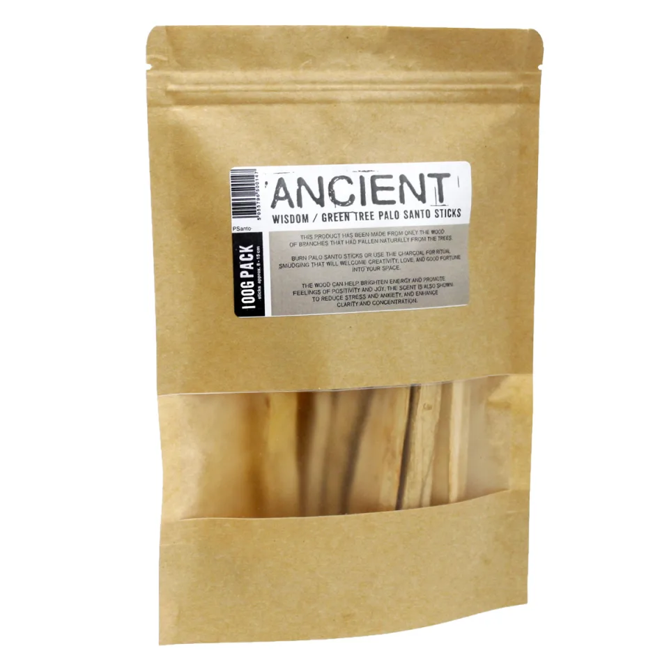 Palo santo en sachet : Sachet de 100 g, 10 à 15 bâtons