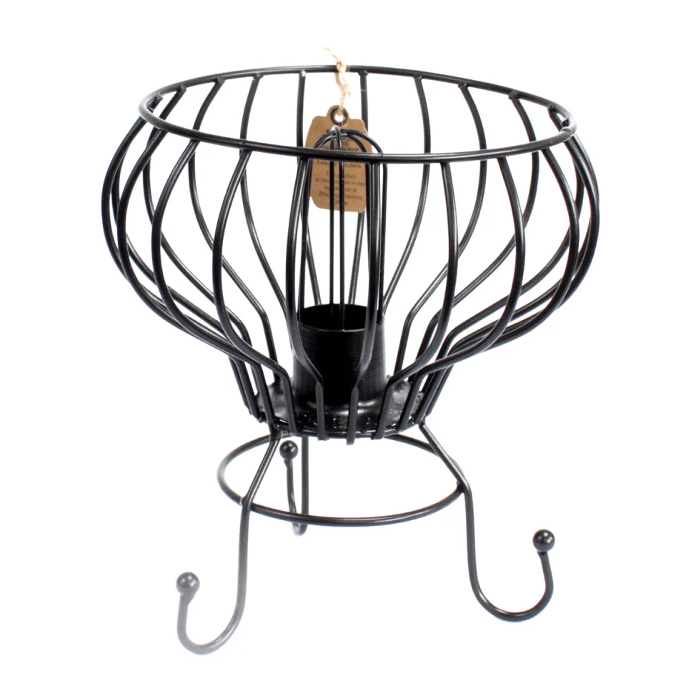Brasero bas en sel de roche : (sans lampe)