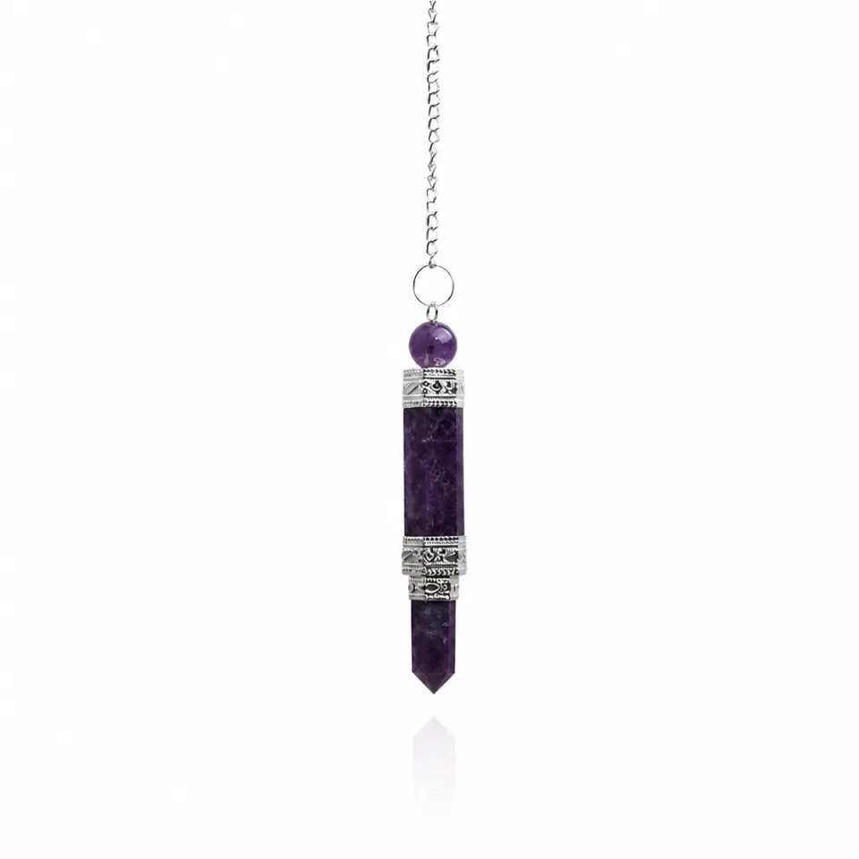 Pendule trois pièces : améthyste