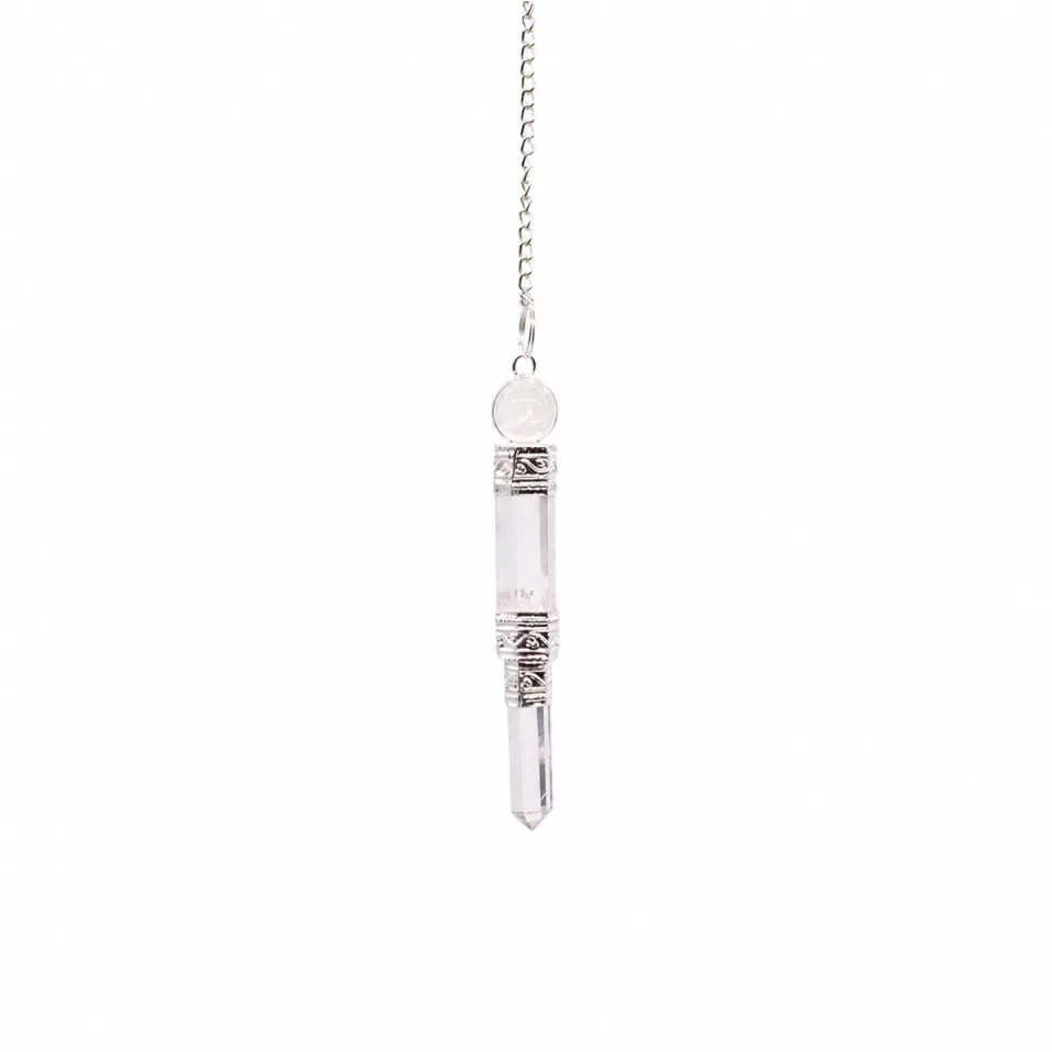Pendule trois pièces : cristal de roche