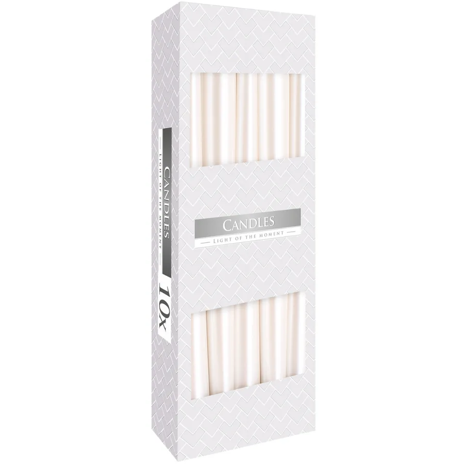 Bougies chandelle (taper) : Perle