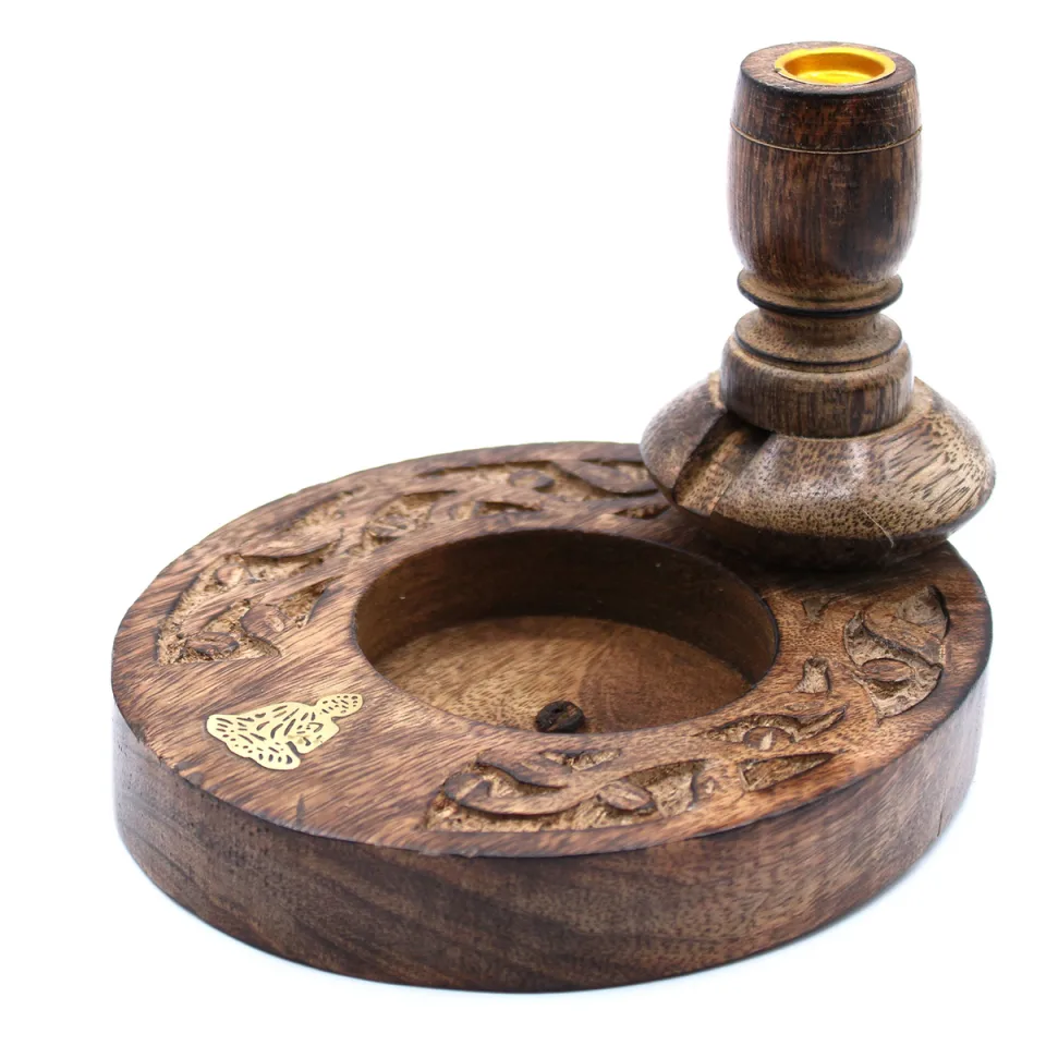 Petit brûleur à reflux : Bouddha en laiton