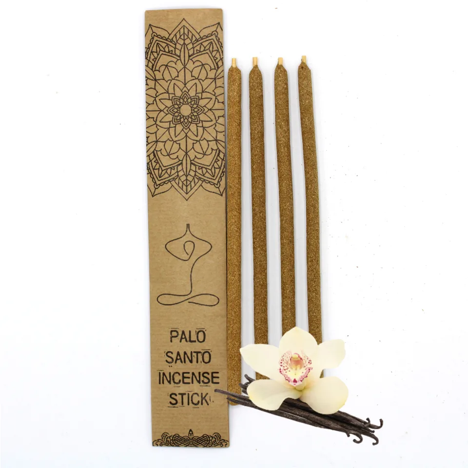 Grands bâtonnets d'encens palo santo : Vanille