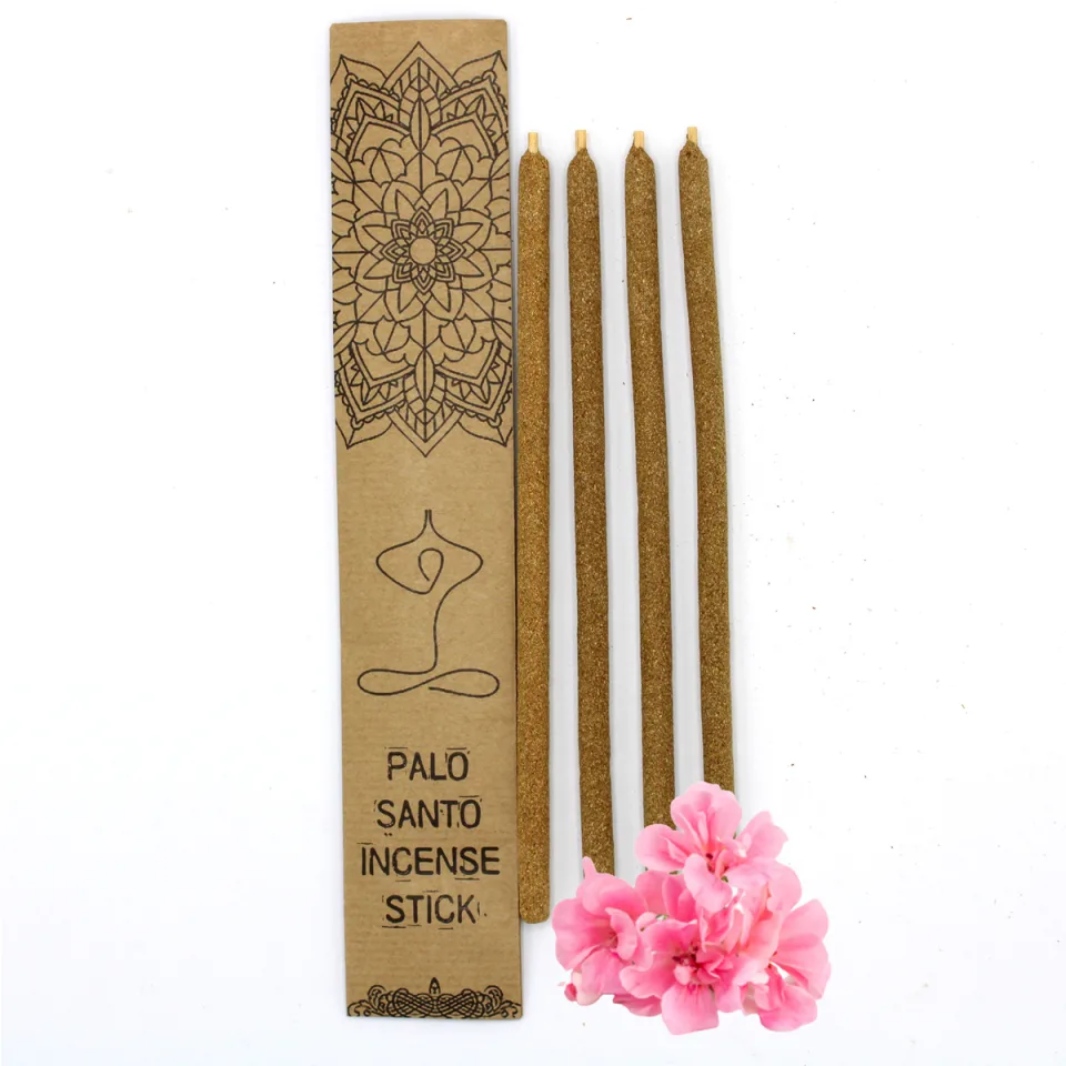 Grands bâtonnets d'encens palo santo : Fleurs fraîches