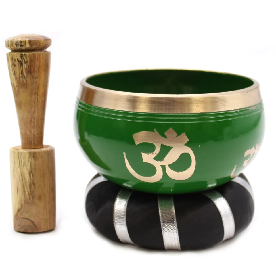 Set bol chantant 10,7 cm : arbre de vie, vert, 10,7 cm