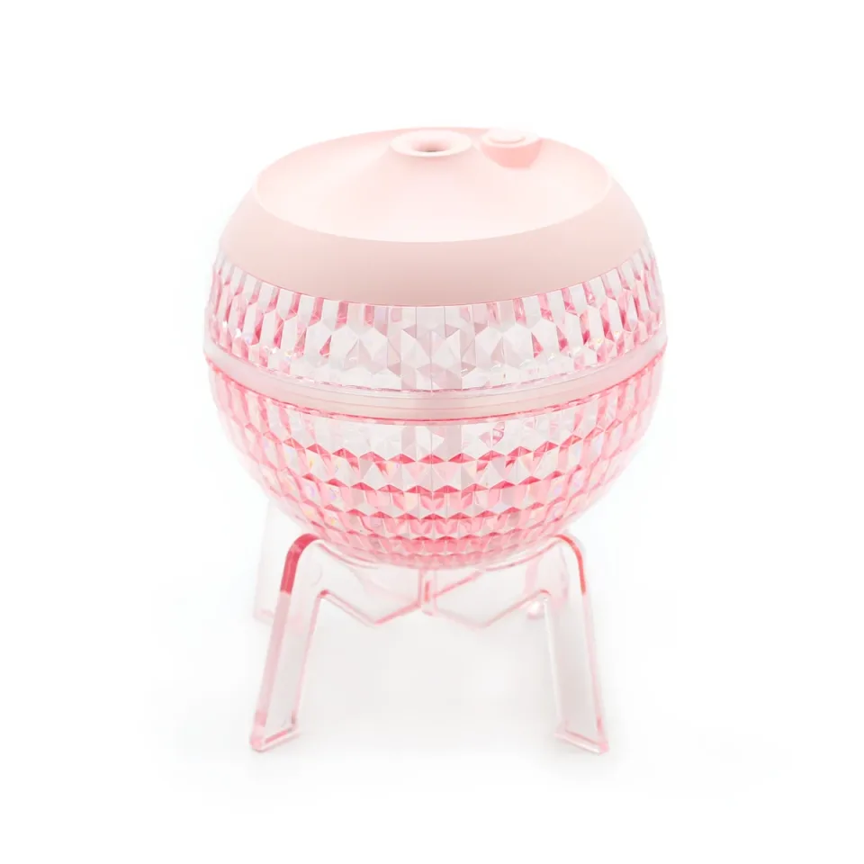Humidificateur planète, USB, lumière colorée : rose