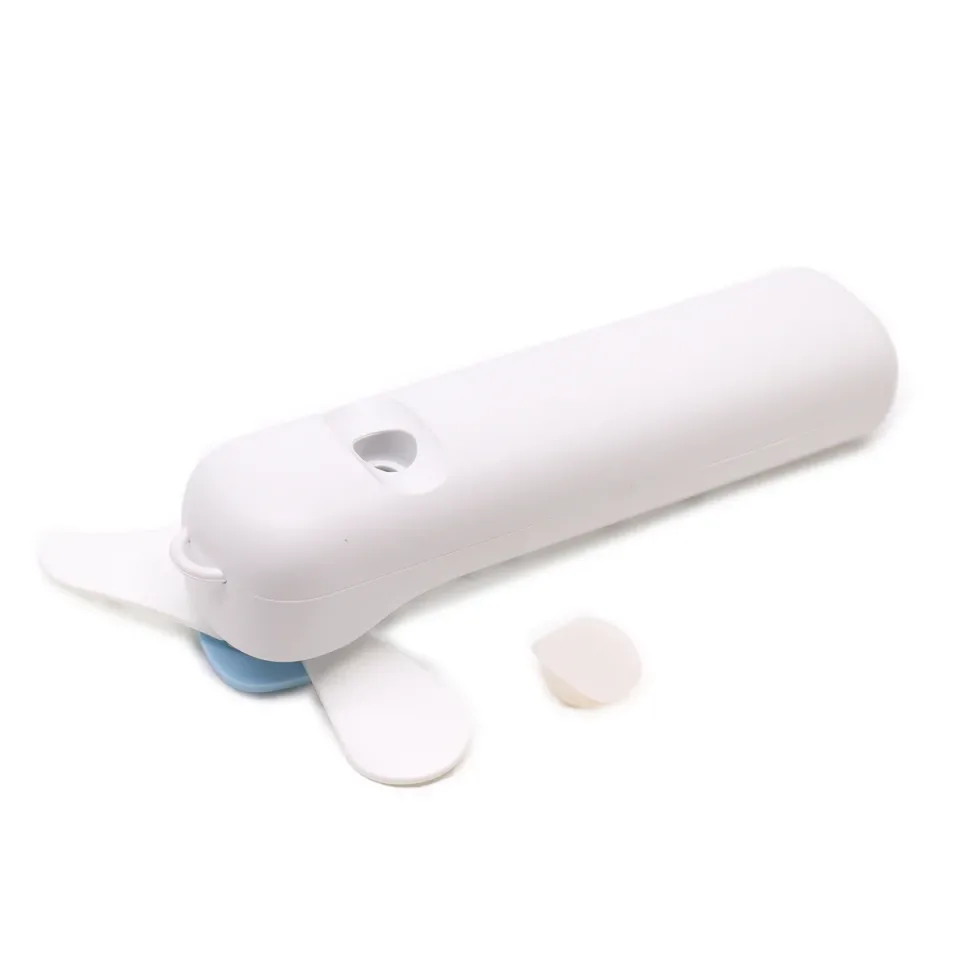 Brumisateur visage et ventilateur, rechargeable USB : blanc