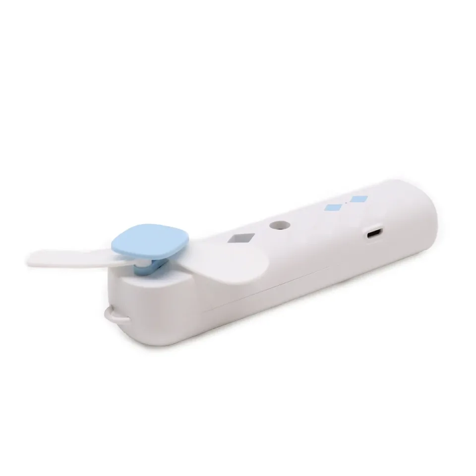 Brumisateur visage et ventilateur, rechargeable USB : blanc