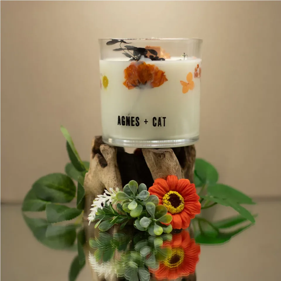Bougies botaniques à la cire de soja : Moka du Lakeland