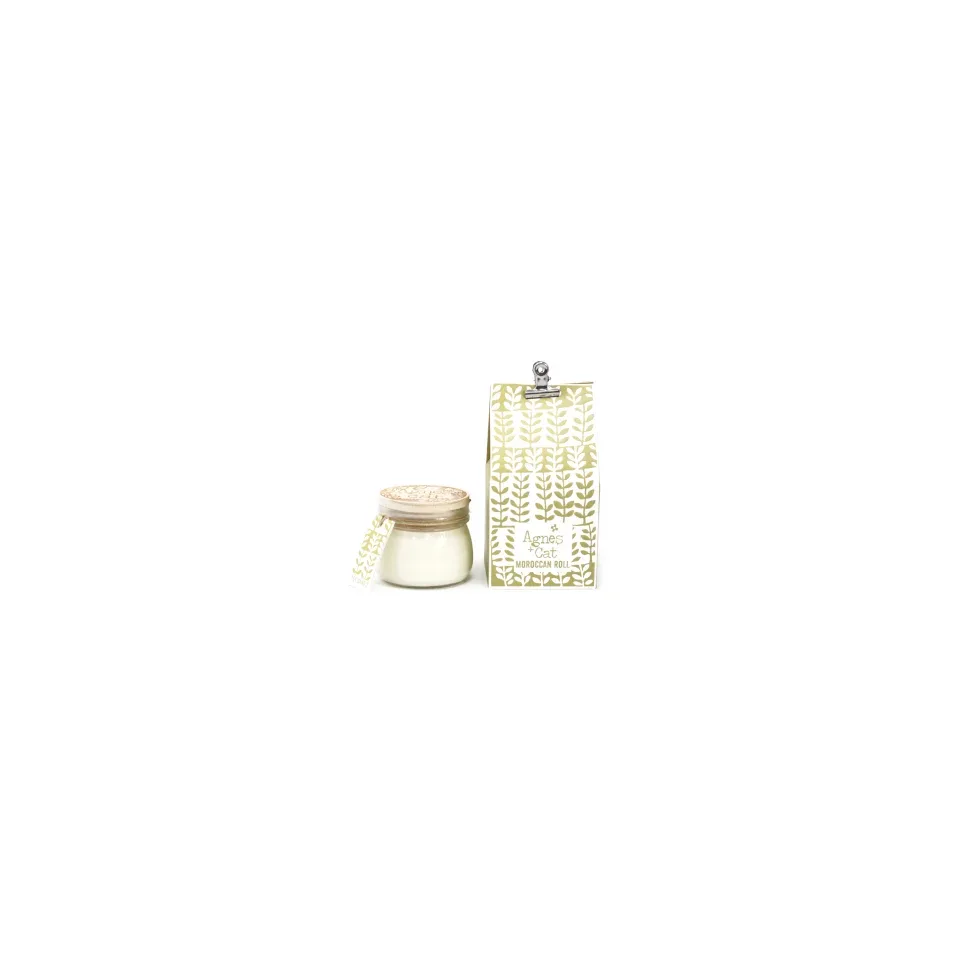 Petites bougies en pot Kilner, cire de soja (180 ml) : Rouleau marocain
