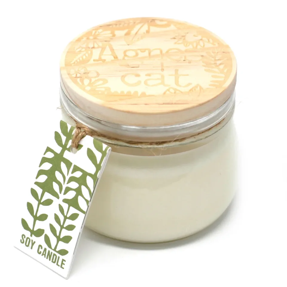 Petites bougies en pot Kilner, cire de soja (180 ml) : Rhubarbe