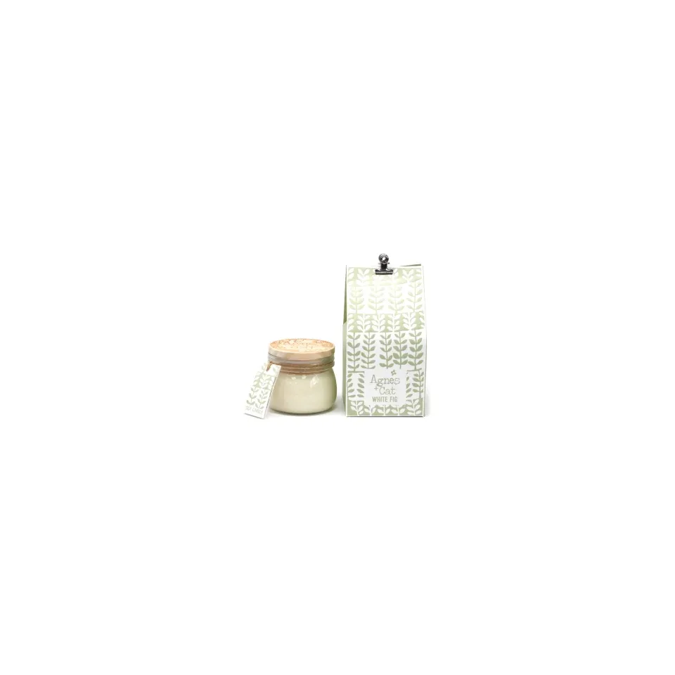 Petites bougies en pot Kilner, cire de soja (180 ml) : Figue blanche