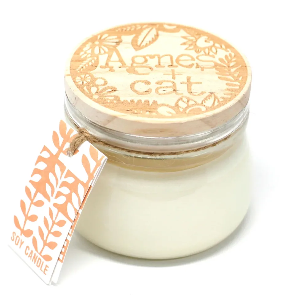 Petites bougies en pot Kilner, cire de soja (180 ml) : Agrumes