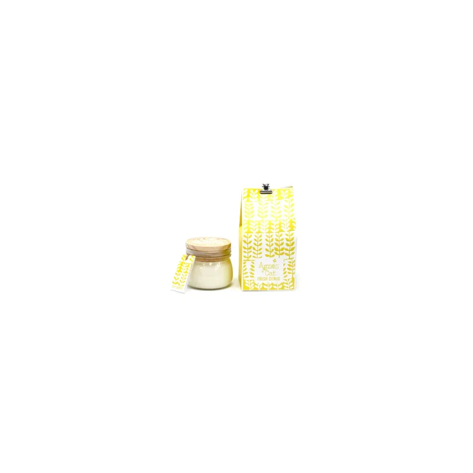 Petites bougies en pot Kilner, cire de soja (180 ml) : Agrumes