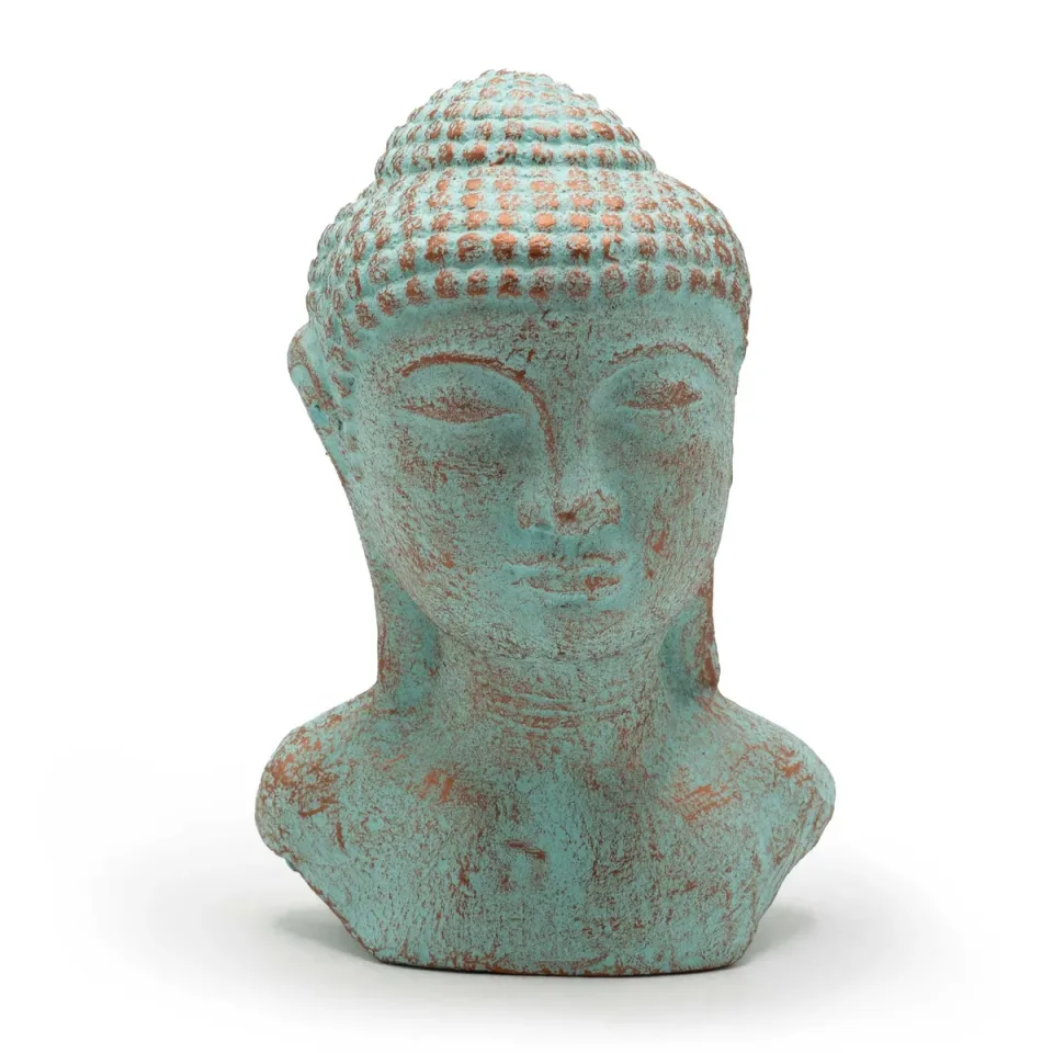 Bouddha Tranquillité : vert cuivré
