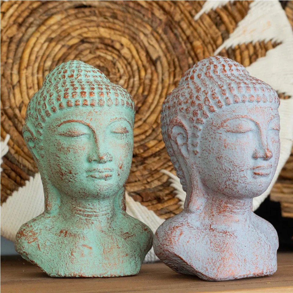 Bouddha Tranquillité : vert cuivré