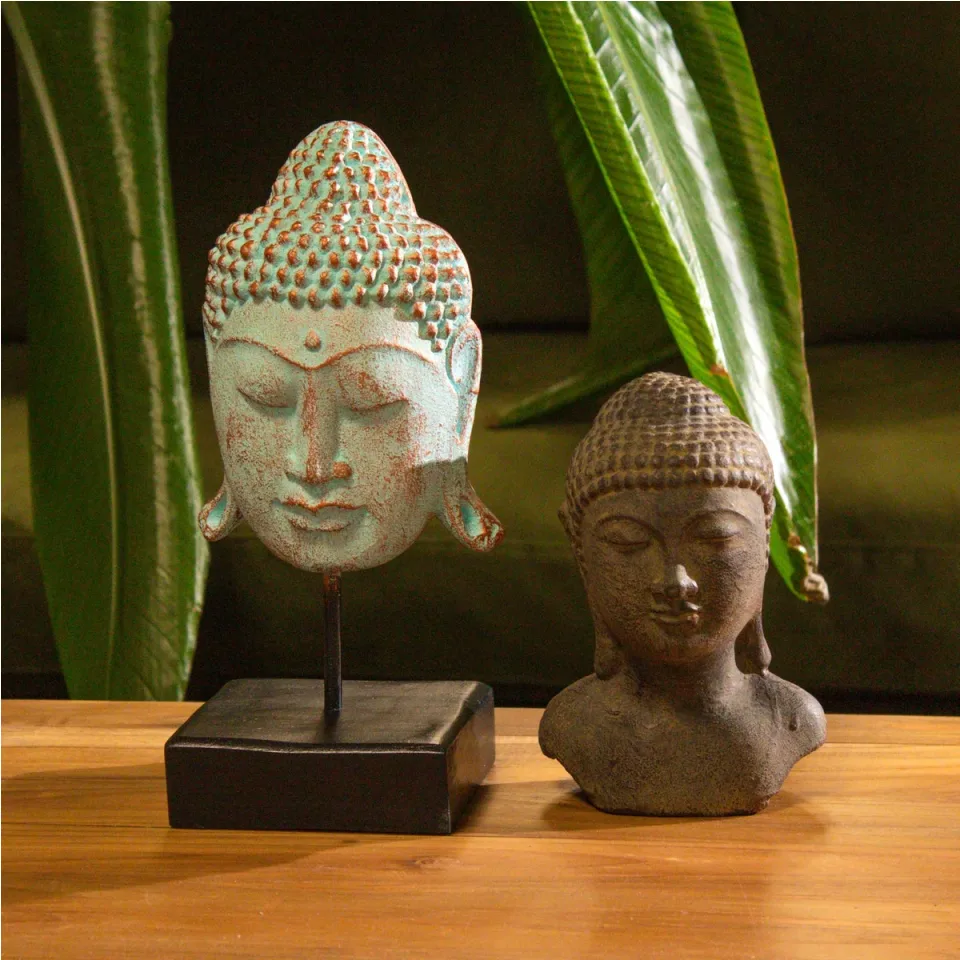 Bouddha Tranquillité : gris