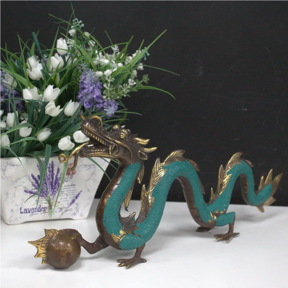 Dragon à la perle : moyen, 27 cm