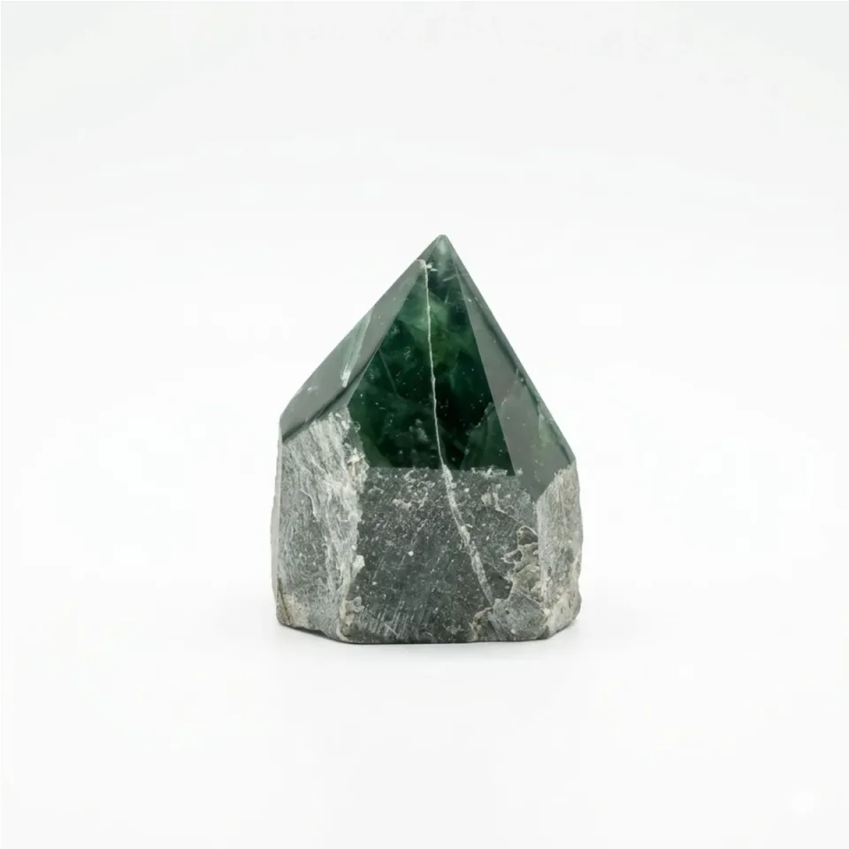 Pointes polies de choix : aventurine verte (environ 5-6 pièces)