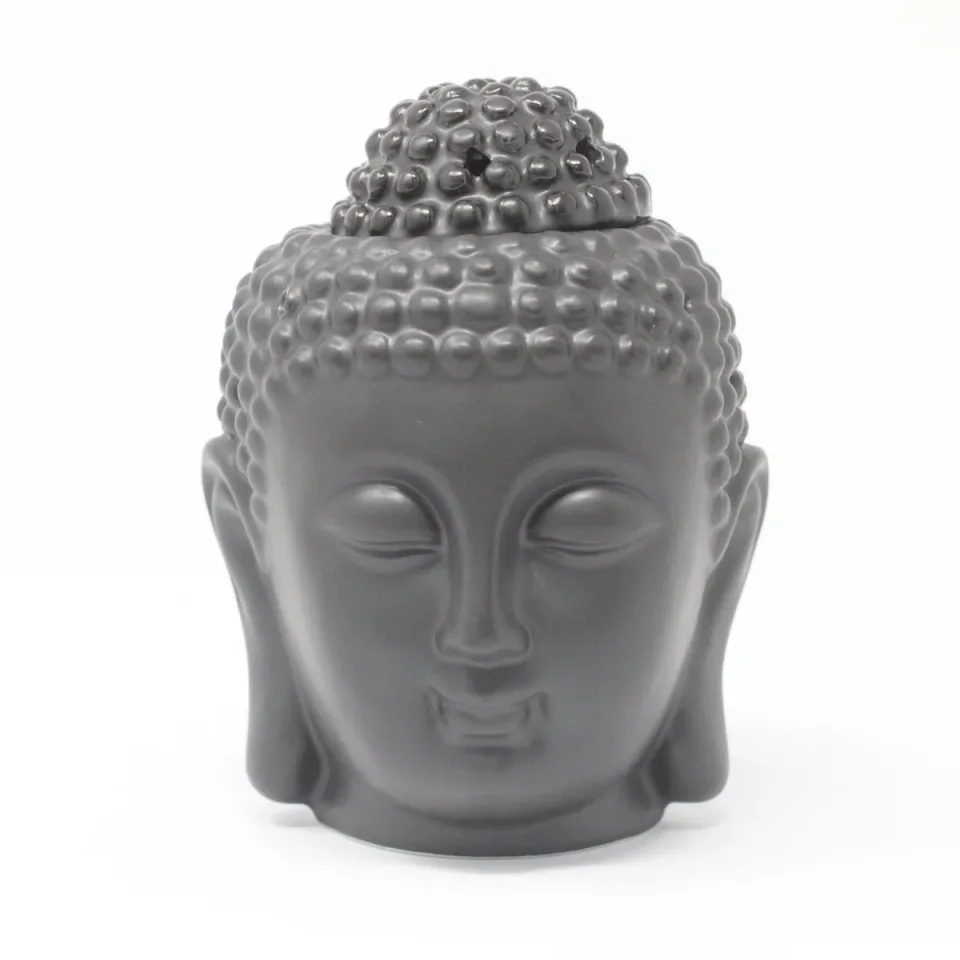 Brûleur tête de Bouddha : noir