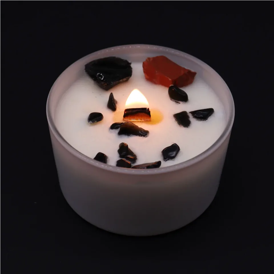 Bougies cristal des chakras : Chakra racine