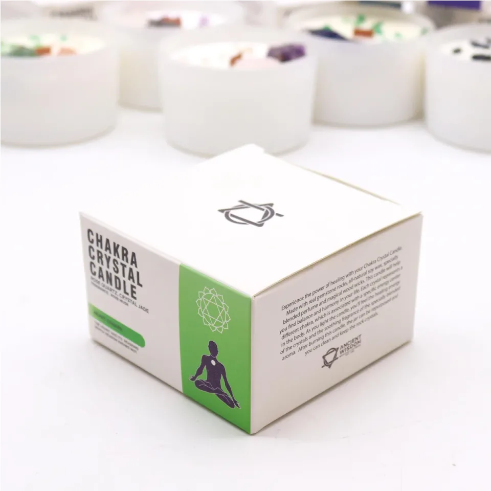 Bougies cristal des chakras : Chakra du cœur