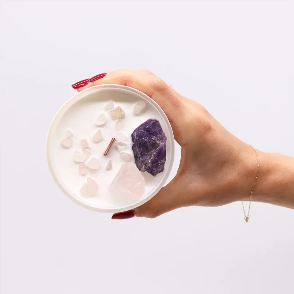 Bougies cristal des chakras : Chakra du troisième œil