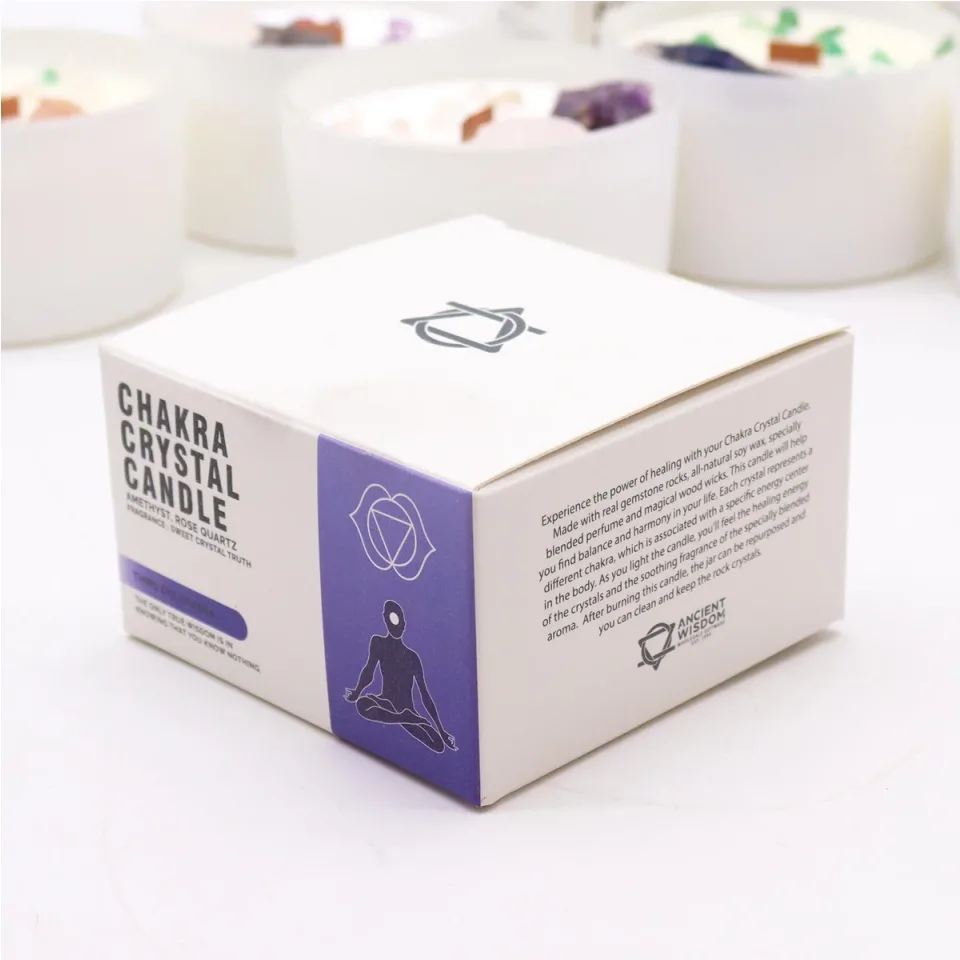 Bougies cristal des chakras : Chakra du troisième œil