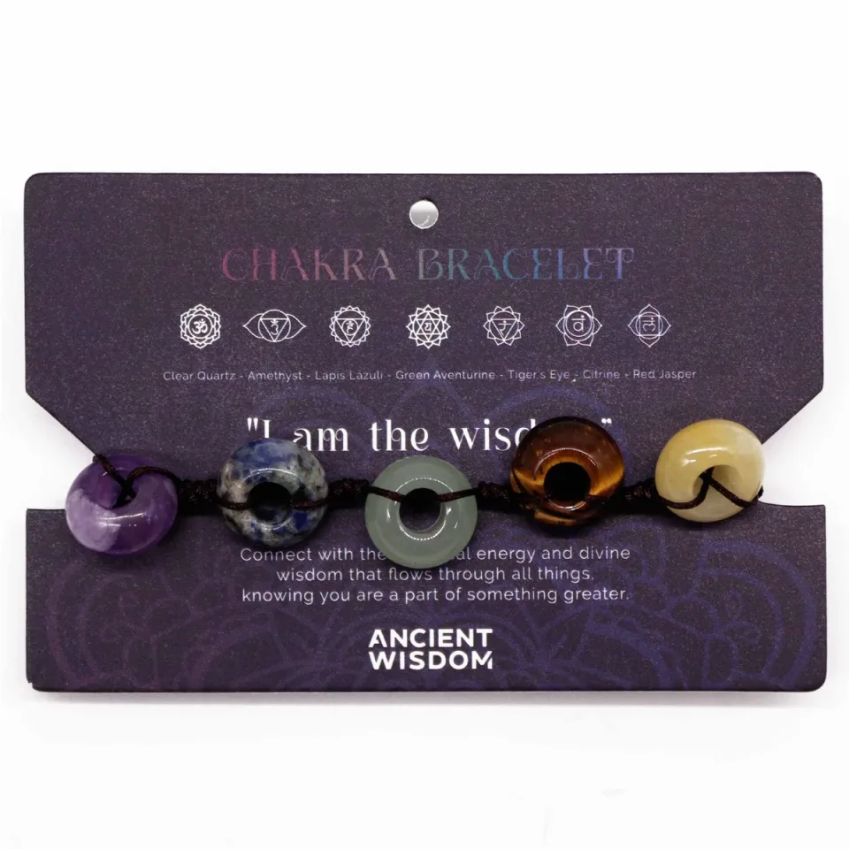 Bracelets cordon des chakras : Boules
