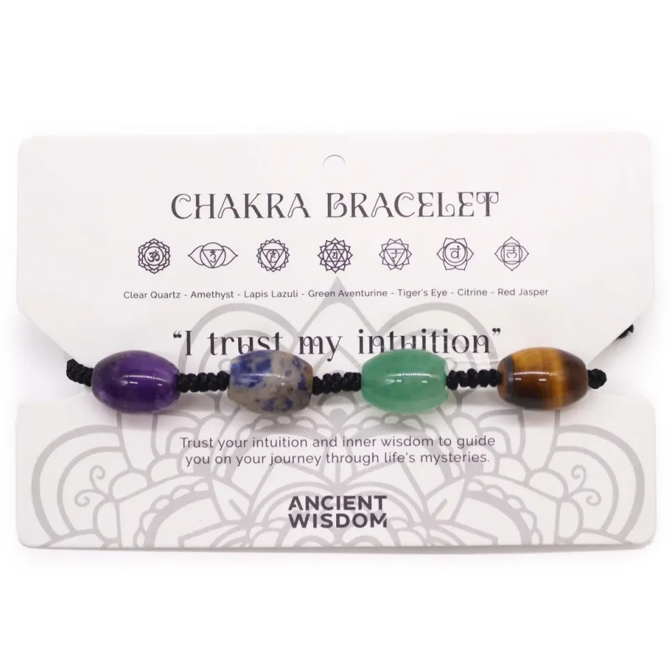 Bracelets cordon des chakras : Perles