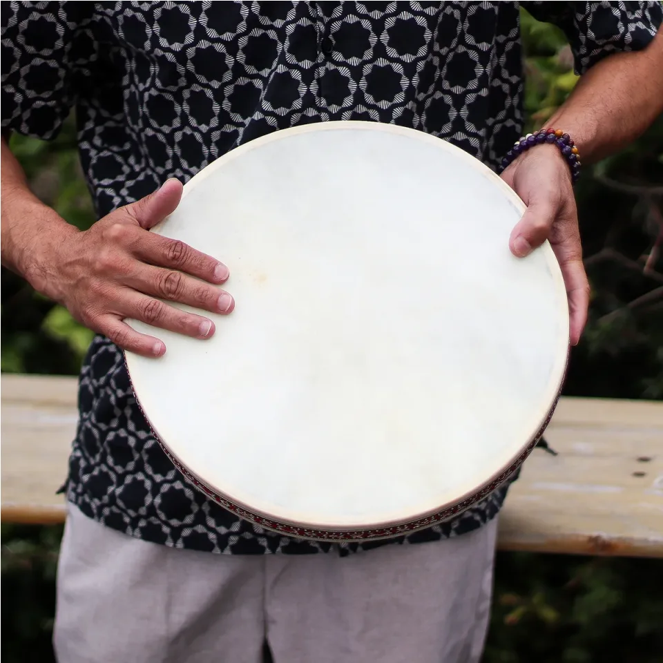 Tambour océan pour soins sonores : 35 cm