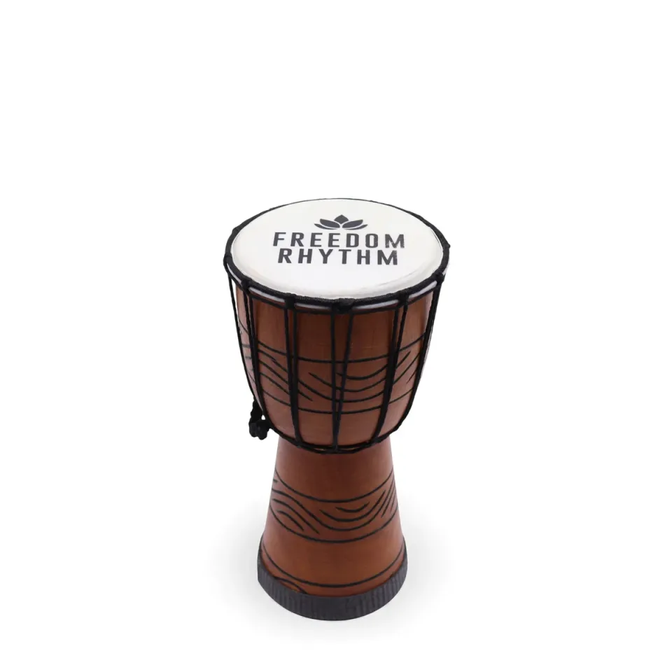 Djembé professionnel : Petit djembé professionnel, son aigu (liberté), 30 cm