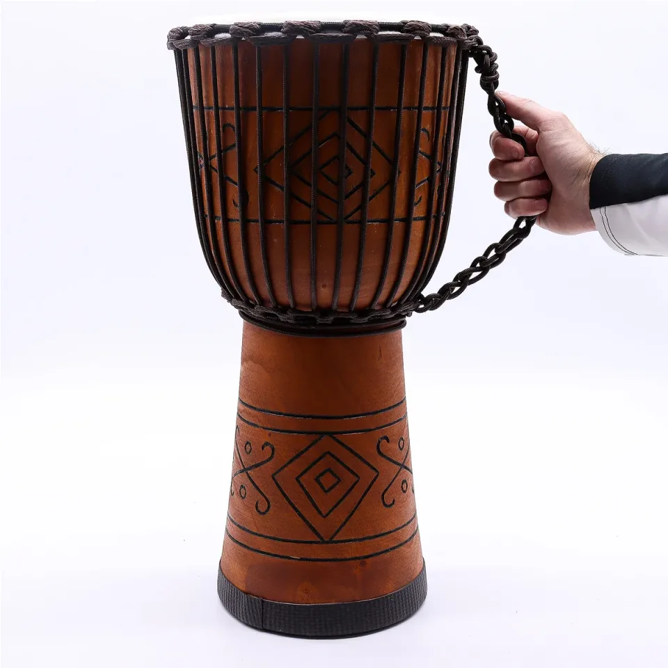 Djembé professionnel : Grand djembé professionnel, son grave (âme), 50 cm