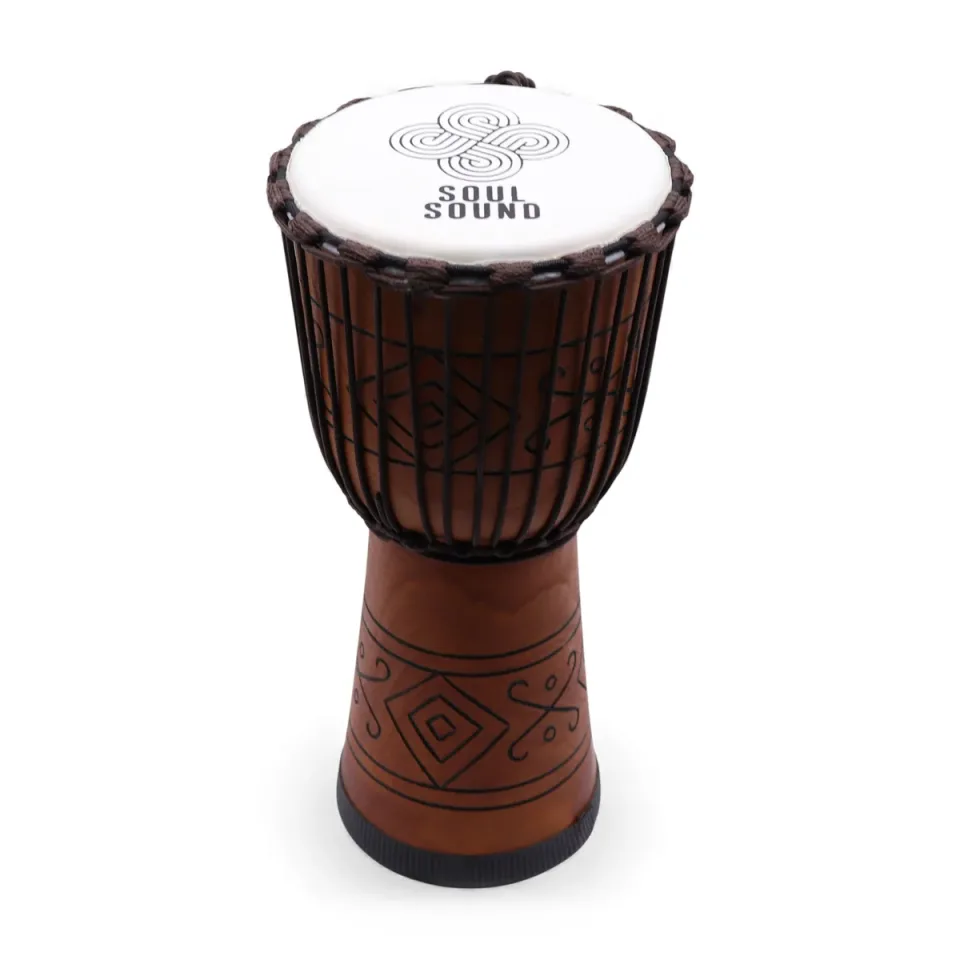 Djembé professionnel : Grand djembé professionnel, son grave (âme), 50 cm