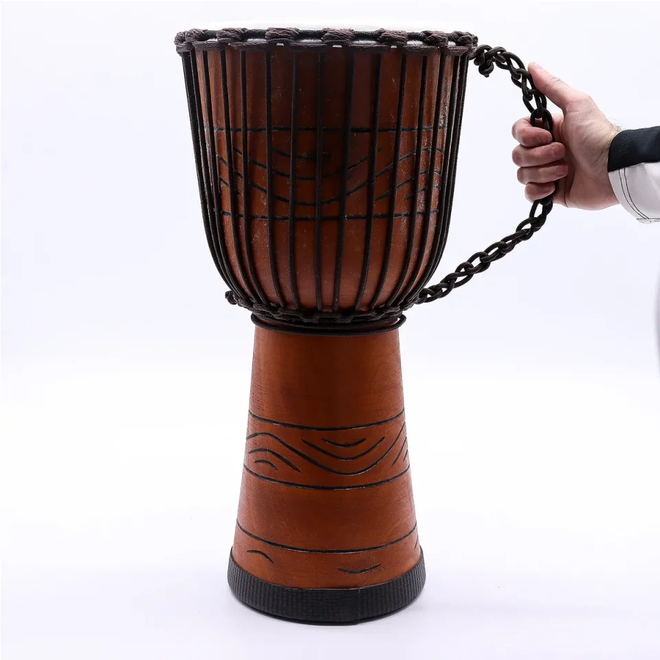 Djembé professionnel : Grand djembé professionnel, son aigu (liberté), 50 cm
