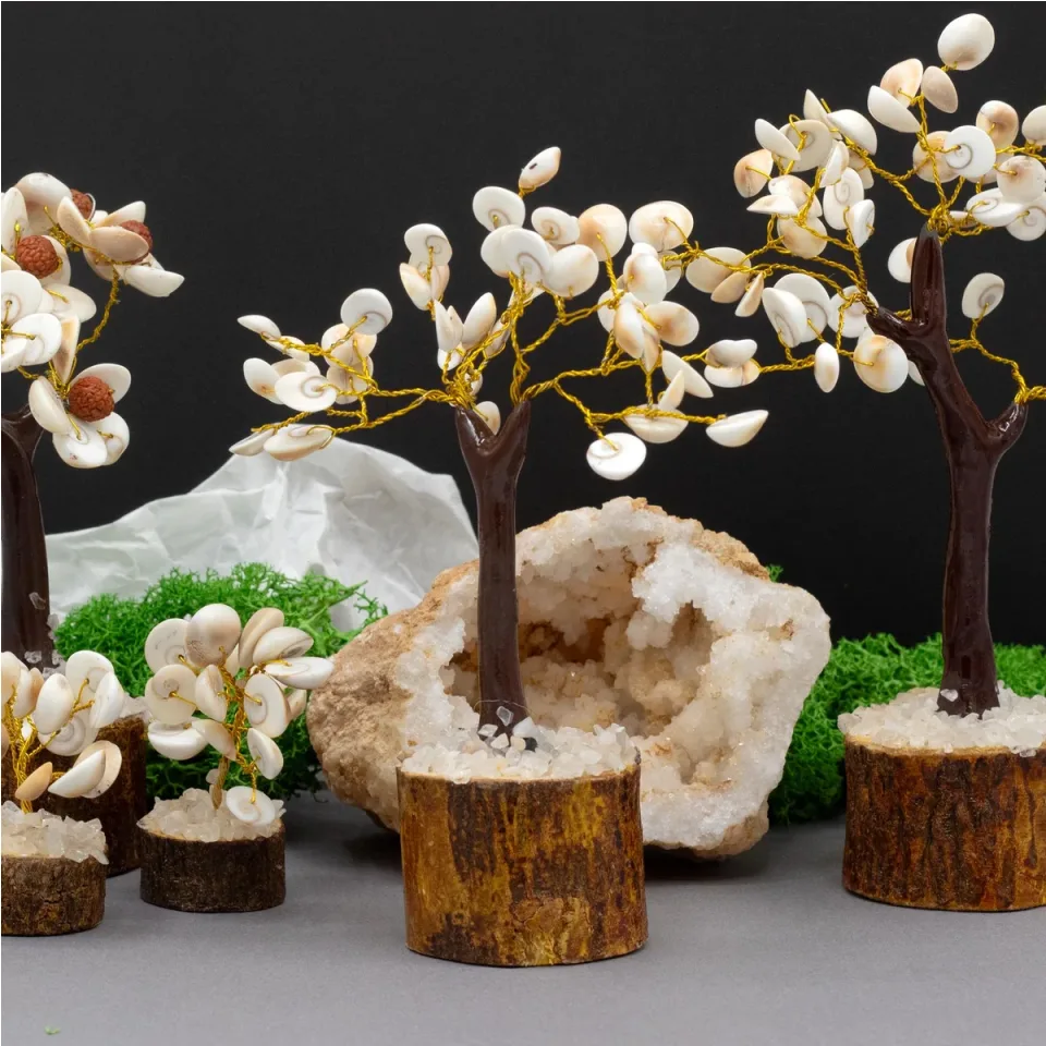 Arbres en pierres de Gomati (chakra) : Arbre moyen de pierres de Gomati (45 pierres)