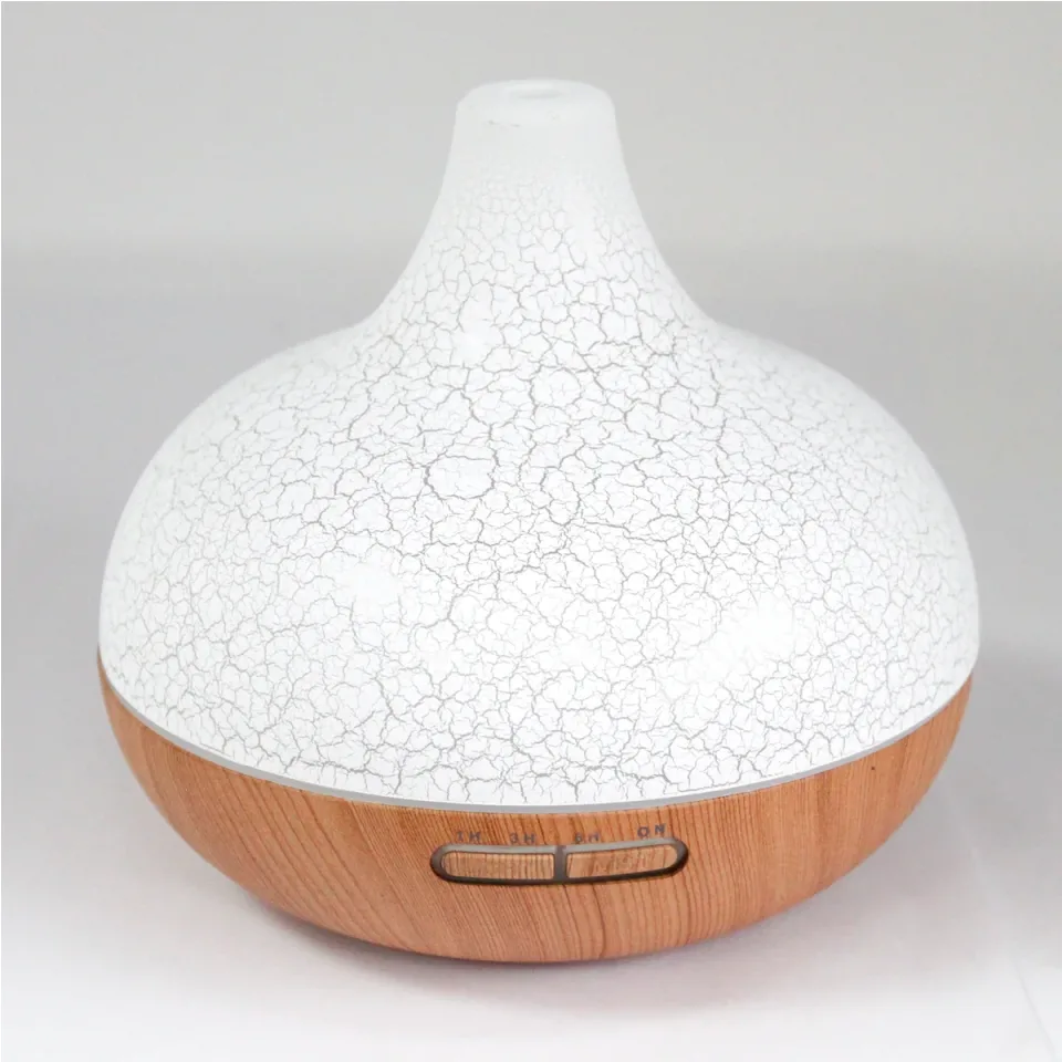Atomiseur Santorin, effet coquillage, USB, lumière colorée et minuteur : Modèle unique