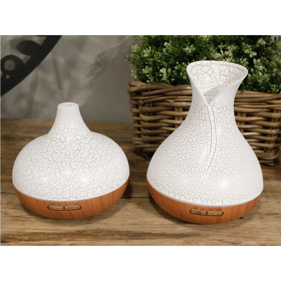 Atomiseur Santorin, effet coquillage, USB, lumière colorée et minuteur : Modèle unique