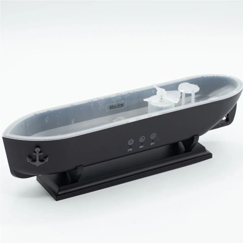 Diffuseur bateau, effet de bouffées, lumière colorée à LED : Modèle unique