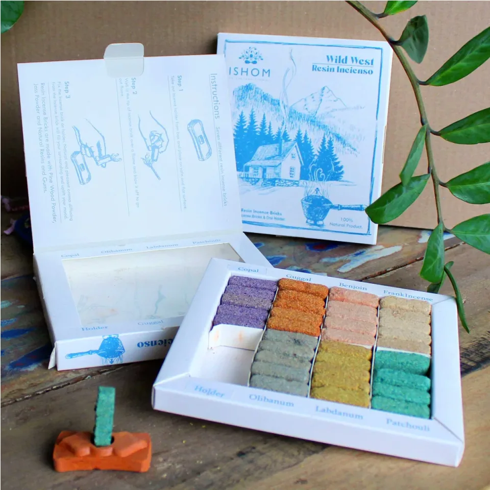 Coffret d'encens, Coffret Far West : Modèle unique