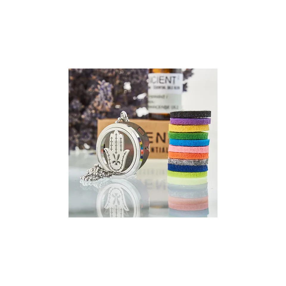 Diffuseur d'huiles essentielles, Collier main de Fatma : Modèle unique