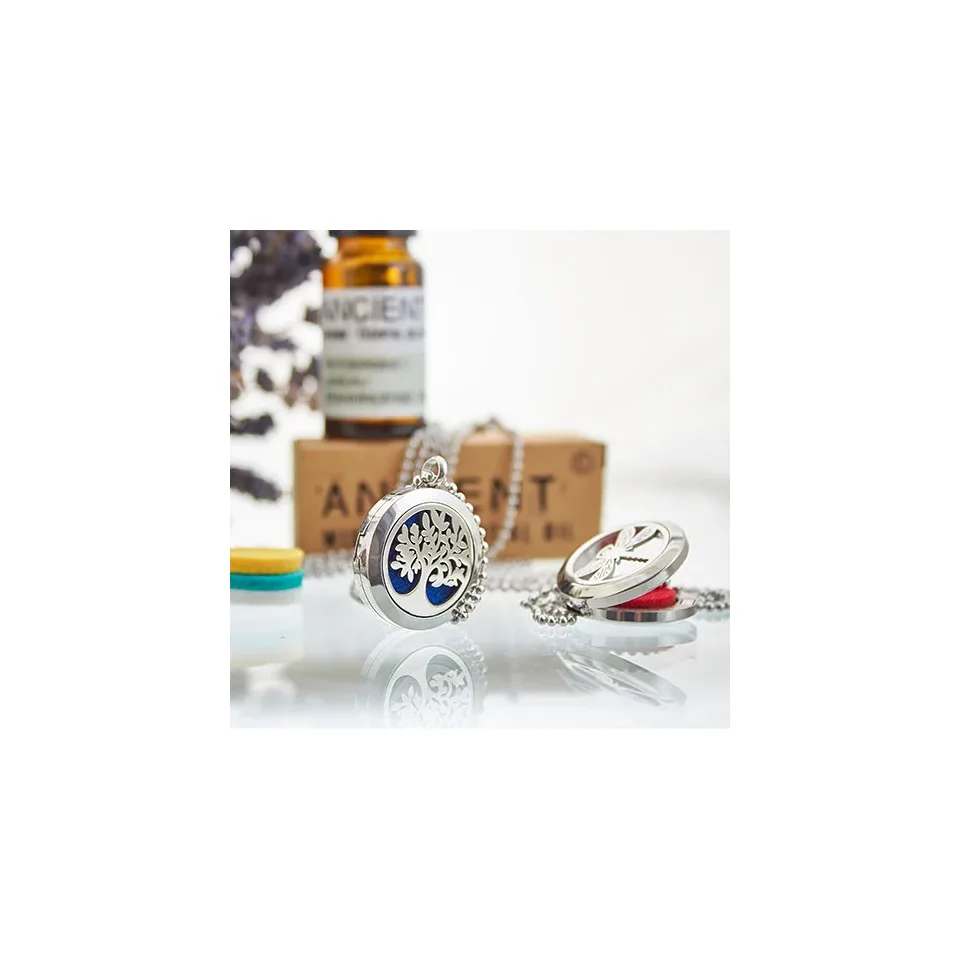 Diffuseur d'huiles essentielles, Collier yoga et chakras : Modèle unique