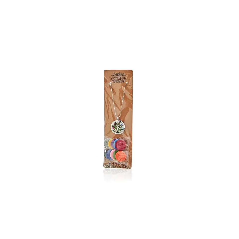 Diffuseur d'huiles essentielles, Collier yoga et chakras : Modèle unique