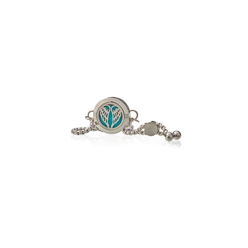 Diffuseur d'huiles essentielles, Bracelet chaîne ailes d'ange : Modèle unique