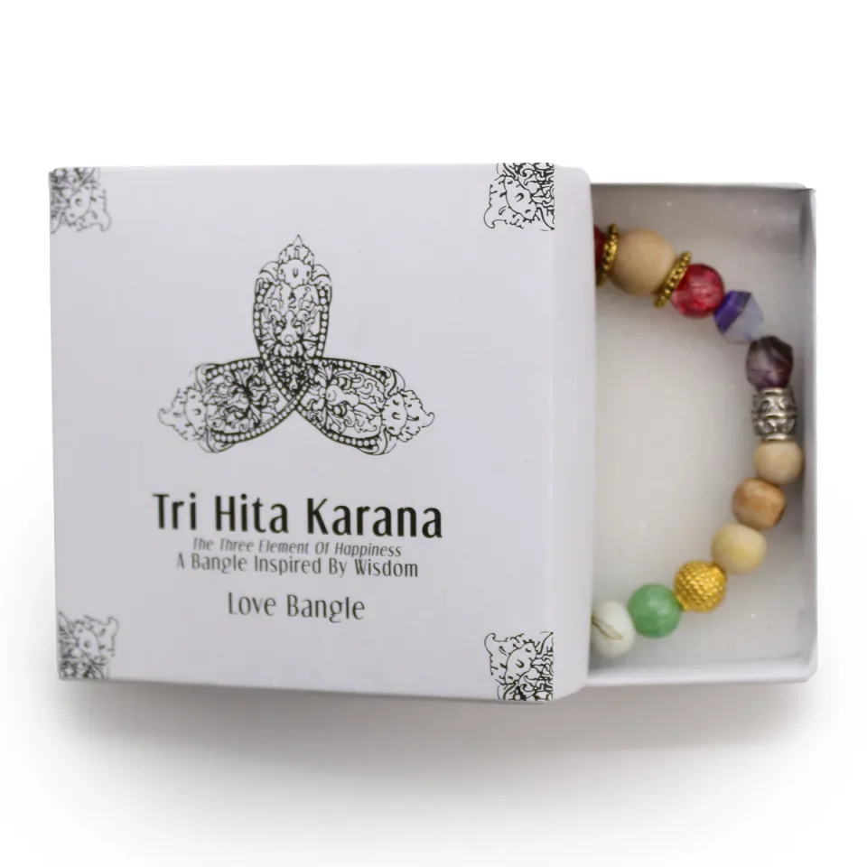 Bracelet jonc Tri Hita Karana, Amour : Modèle unique