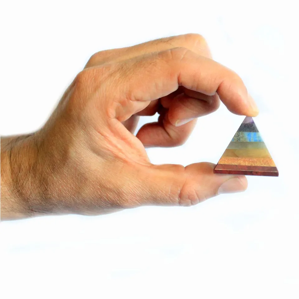 Pierre des chakras d'Inde, Pyramide : Modèle unique