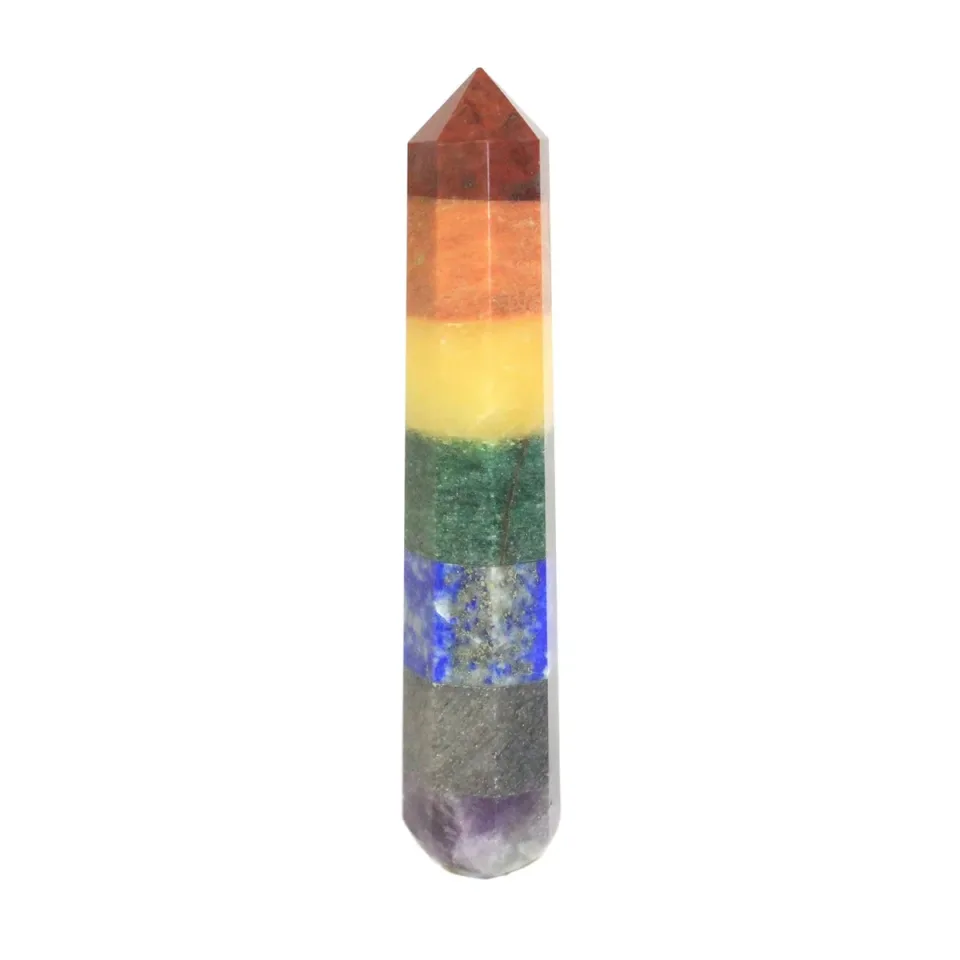Pierre des chakras d'Inde, Baguette de massage : Modèle unique