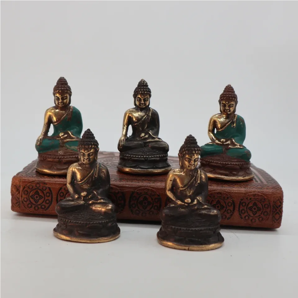 Mini Bouddha assis, méditation : Modèle unique