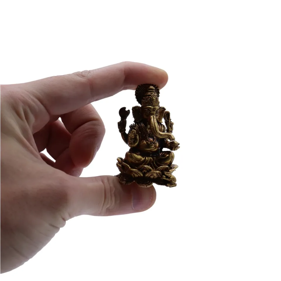 Petite divinité en laiton, Ganesh : Modèle unique