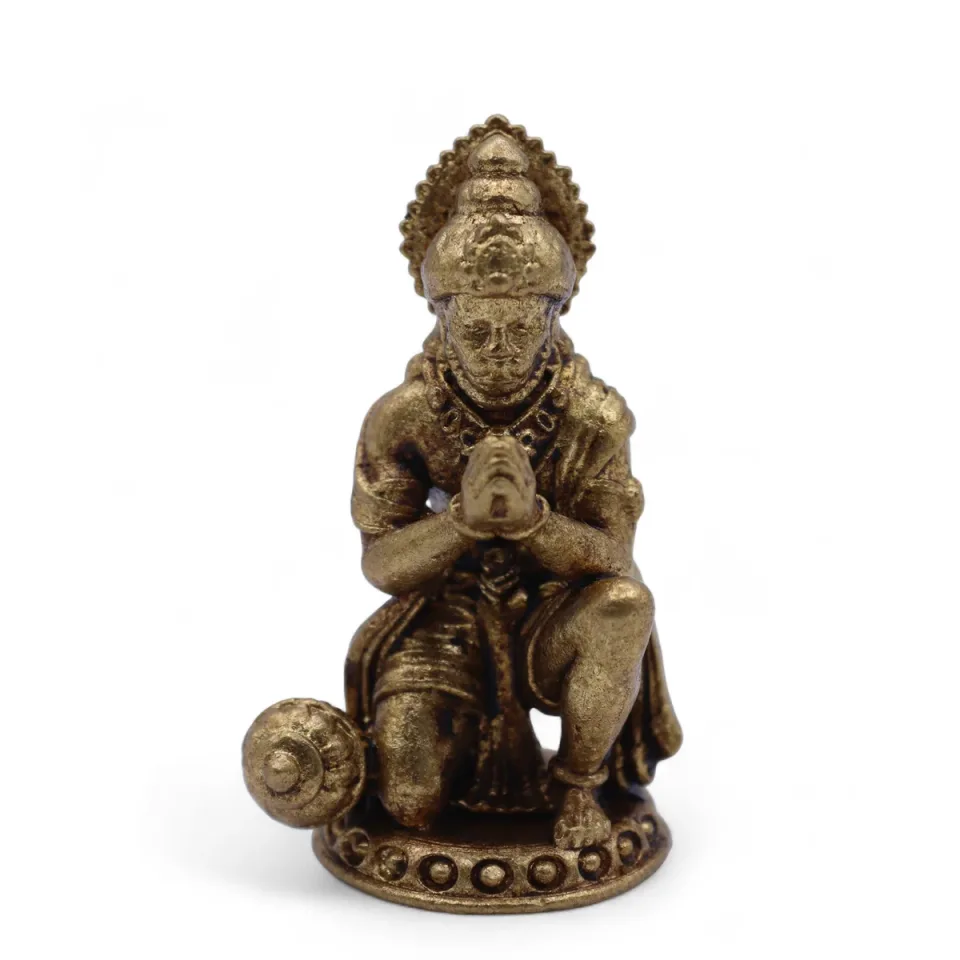 Petite divinité en laiton, Hanuman : Modèle unique